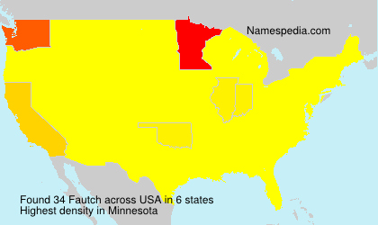 Surname Fautch in USA Surname Fautch in USA
