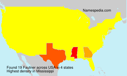 Surname Fautner in USA Surname Fautner in USA