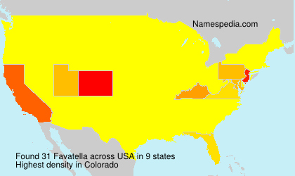Surname Favatella in USA Surname Favatella in USA