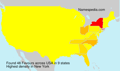 Surname Favours in USA Surname Favours in USA