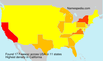 Surname Fawwaz in USA Surname Fawwaz in USA