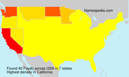 Surname Faydo in USA Surname Faydo in USA