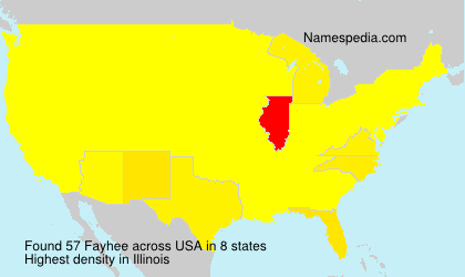 Surname Fayhee in USA Surname Fayhee in USA