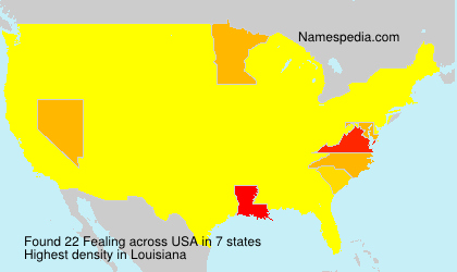 Surname Fealing in USA Surname Fealing in USA