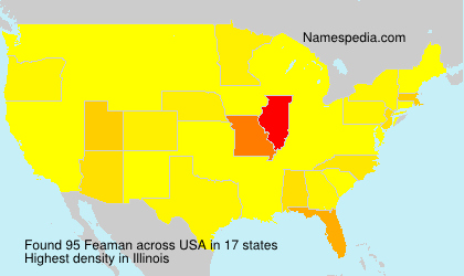 Surname Feaman in USA Surname Feaman in USA
