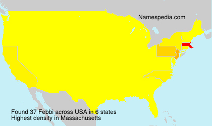 Surname Febbi in USA Surname Febbi in USA