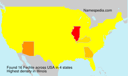 Surname Fechte in USA Surname Fechte in USA
