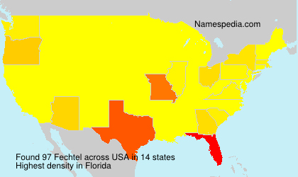 Surname Fechtel in USA Surname Fechtel in USA