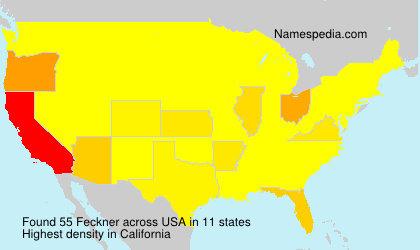 Surname Feckner in USA Surname Feckner in USA
