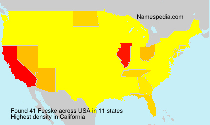 Surname Fecske in USA Surname Fecske in USA