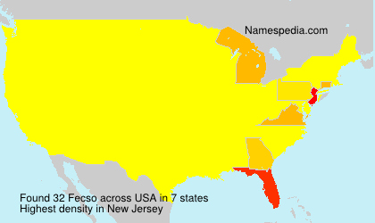 Surname Fecso in USA Surname Fecso in USA