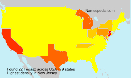 Surname Fedasz in USA Surname Fedasz in USA