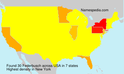 Surname Federbusch in USA Surname Federbusch in USA