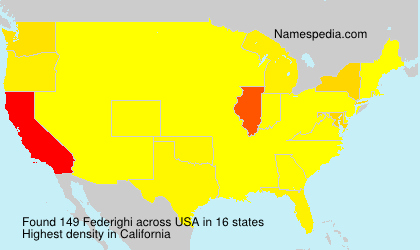 Surname Federighi in USA Surname Federighi in USA