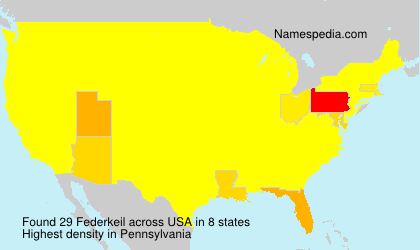 Surname Federkeil in USA Surname Federkeil in USA
