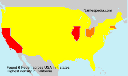 Surname Federl in USA Surname Federl in USA
