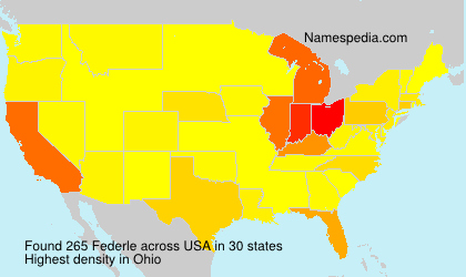 Surname Federle in USA Surname Federle in USA