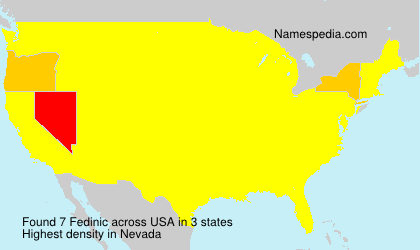 Surname Fedinic in USA Surname Fedinic in USA