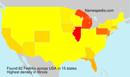 Surname Fedirko in USA Surname Fedirko in USA