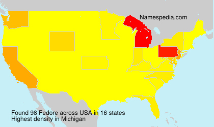 Surname Fedore in USA Surname Fedore in USA