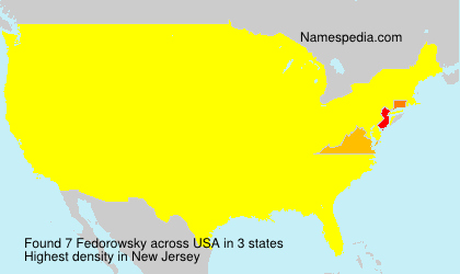 Surname Fedorowsky in USA Surname Fedorowsky in USA