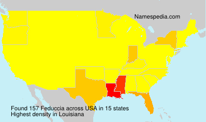 Surname Feduccia in USA Surname Feduccia in USA