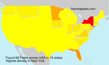 Surname Feeks in USA Surname Feeks in USA