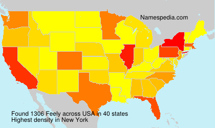 Surname Feely in USA Surname Feely in USA