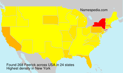 Surname Feerick in USA Surname Feerick in USA