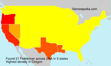 Surname Feibleman in USA Surname Feibleman in USA
