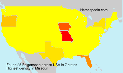 Surname Feigenspan in USA Surname Feigenspan in USA