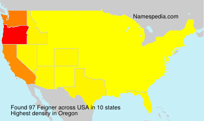 Surname Feigner in USA Surname Feigner in USA