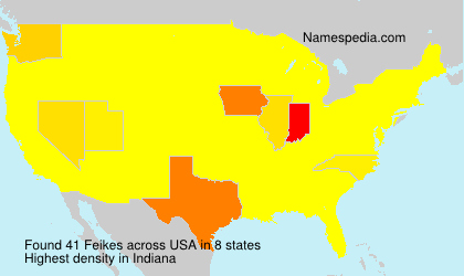 Surname Feikes in USA Surname Feikes in USA