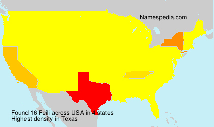 Surname Feili in USA Surname Feili in USA