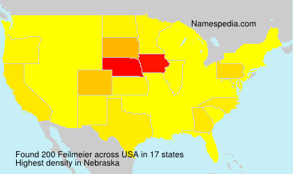 Surname Feilmeier in USA Surname Feilmeier in USA