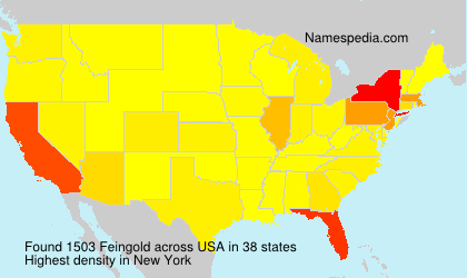 Surname Feingold in USA