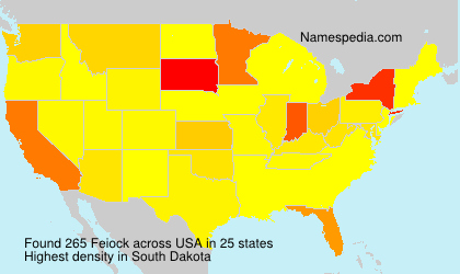 Surname Feiock in USA Surname Feiock in USA