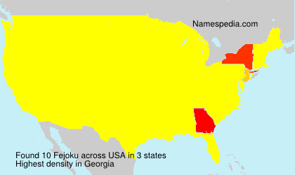 Surname Fejoku in USA Surname Fejoku in USA