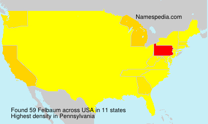 Surname Felbaum in USA Surname Felbaum in USA