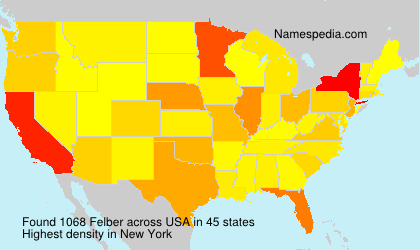 Surname Felber in USA Surname Felber in USA