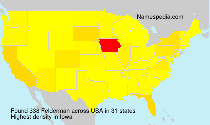 Surname Felderman in USA Surname Felderman in USA