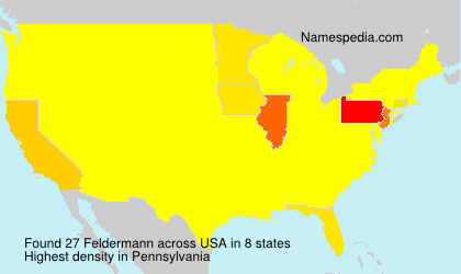 Surname Feldermann in USA Surname Feldermann in USA