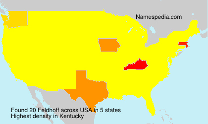 Surname Feldhoff in USA Surname Feldhoff in USA