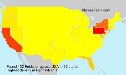 Surname Feldsher in USA Surname Feldsher in USA