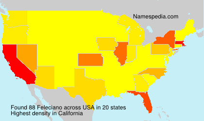 Surname Feleciano in USA Surname Feleciano in USA