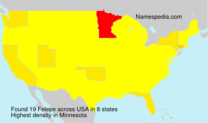 Surname Felepe in USA Surname Felepe in USA