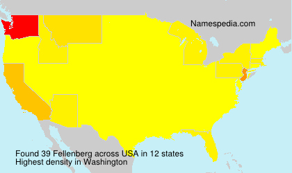 Surname Fellenberg in USA Surname Fellenberg in USA