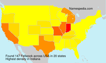 Surname Fellwock in USA
