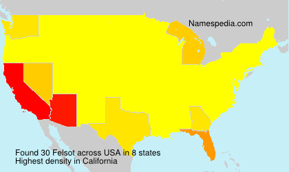 Surname Felsot in USA Surname Felsot in USA