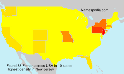 Surname Feman in USA Surname Feman in USA